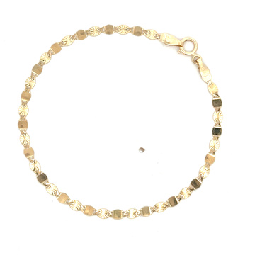Žluté zlato náramek ŽILETKY 2,8MM
